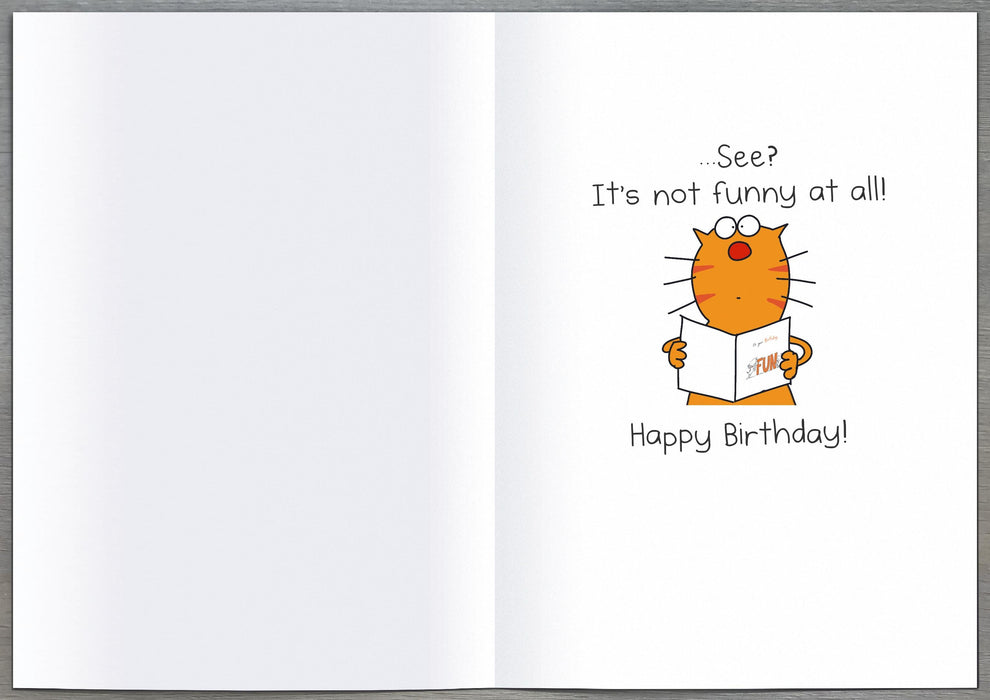 Giggles Birthday Card for Hum, Hum Design