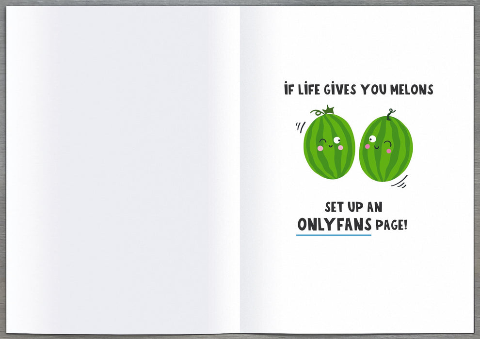 Giggles Open Card for Hum, Hum Design