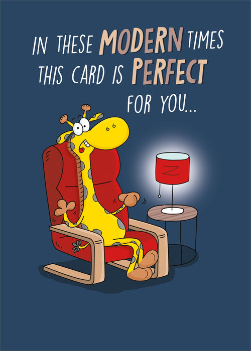 Giggles Birthday Card for Hum, Hum Design