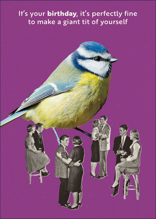 Size Matters Birthday Card for Hum, Hum Design