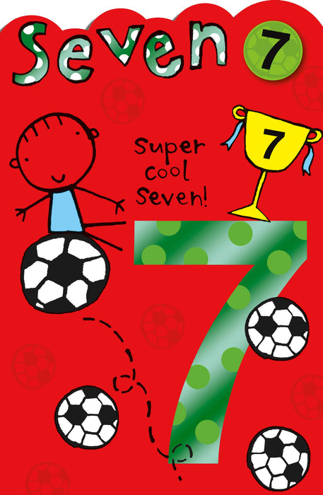 Benny | Birthday Card 7 Year Boy Juv | Happy Birthday Gifts | With Envelope