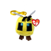 Ty Key Clip - Bee (Minecraft) soft toy - front