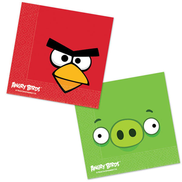 Angry Birds Nap Napkins 16pk