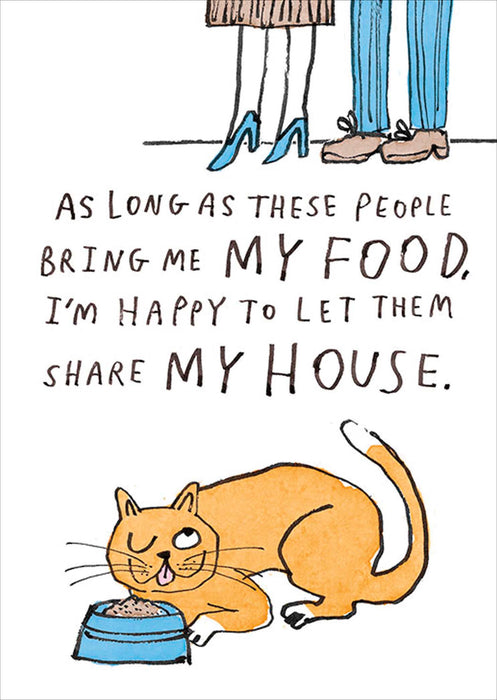 For The Love Of Cats Open Card for Hum, Hum Design