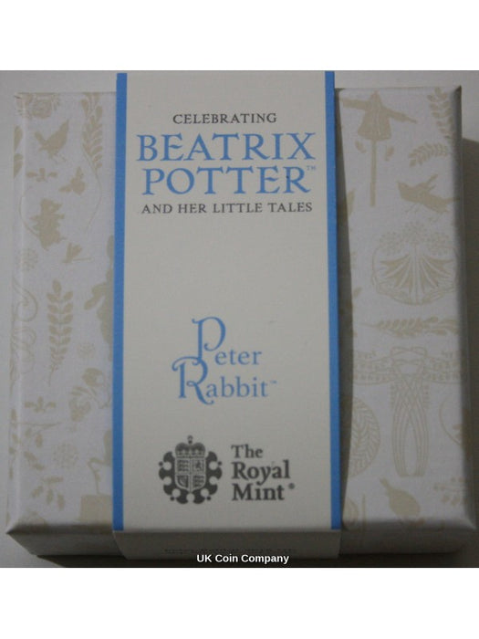 Peter Rabbit part of Beatrix Potter coloured 50p coin release by Royal Mint