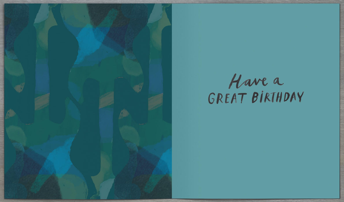 Nirvana Birthday Card for Masc, Conv Design