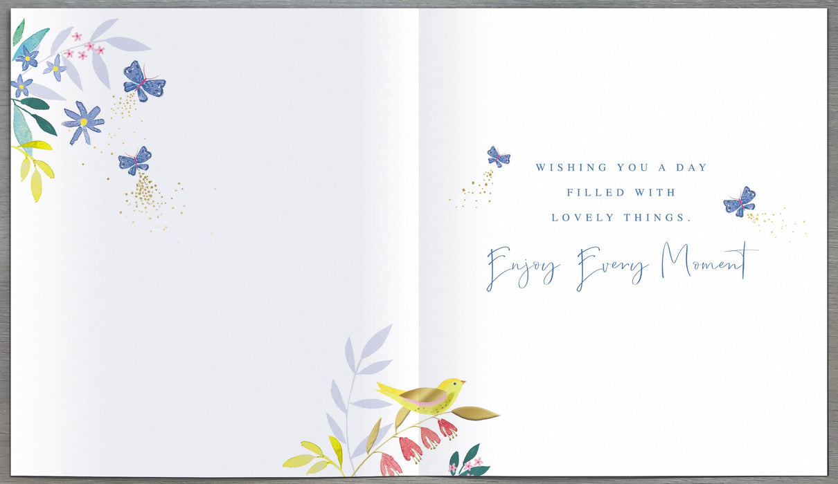 Butterfly Garden Birthday Card for Conv, Conv Design
