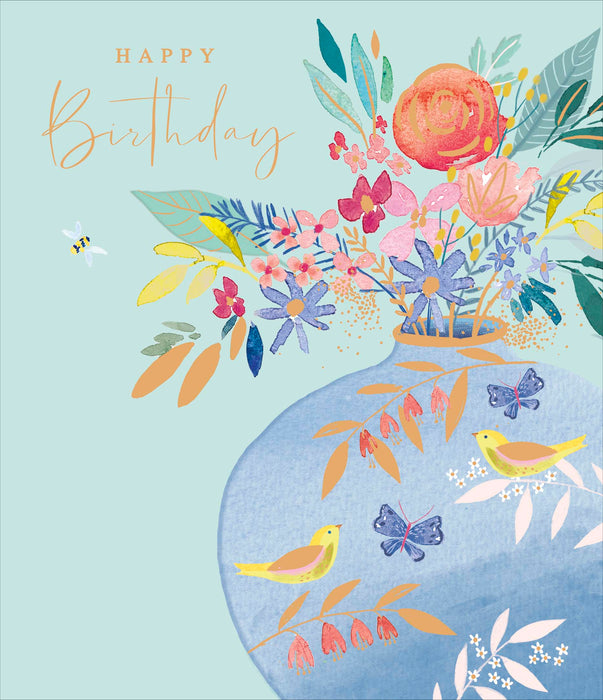 Butterfly Garden Birthday Card for Conv, Conv Design