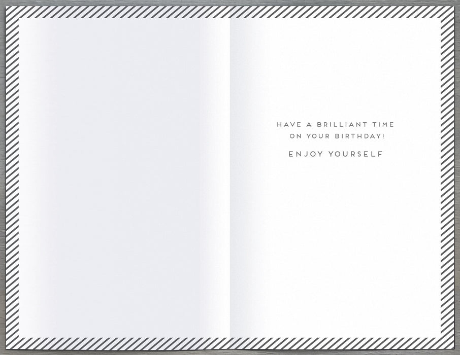 Gentlemen's Gallery Birthday Card for Masc, Conv Design