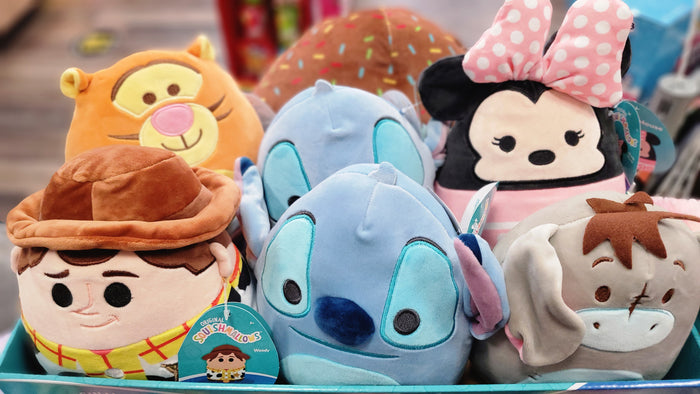 Squishmallows, by the shelf-load
