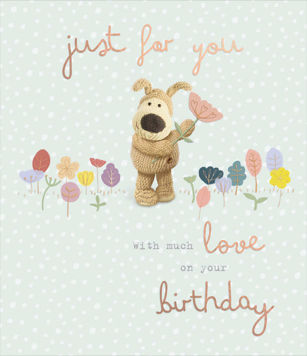 Boofle Birthday Card for Cute, Cute Design