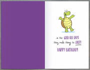 90th Birthday Card - back