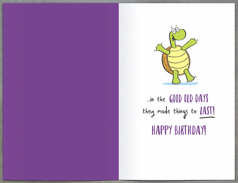 90th Birthday Card - back