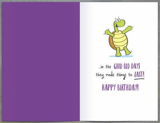 90th Birthday Card - back