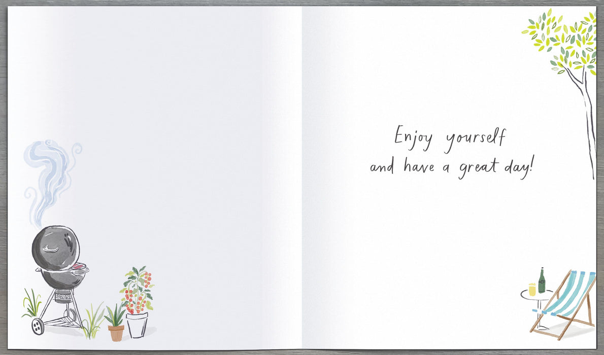 Brushstrokes Birthday Card for Conv, Conv Design