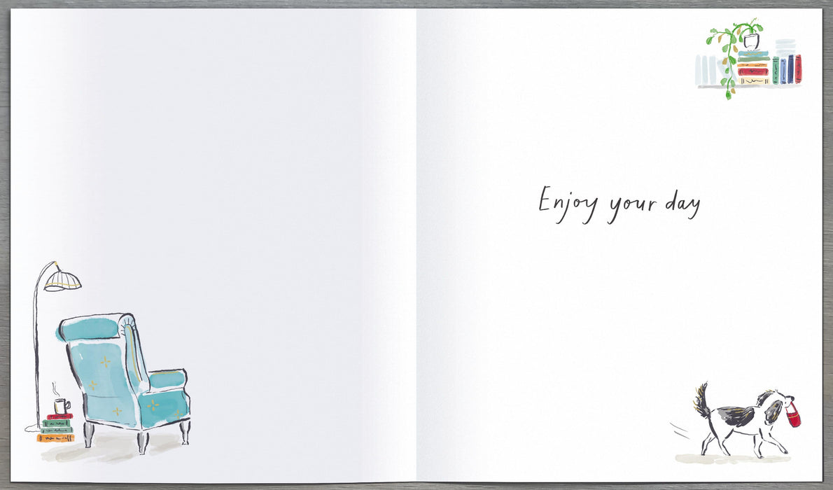 Brushstrokes Birthday Card for Conv, Conv Design