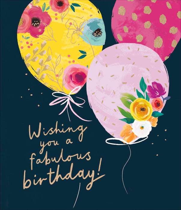 Velvet Bloom Birthday Card for Conv, Conv Design