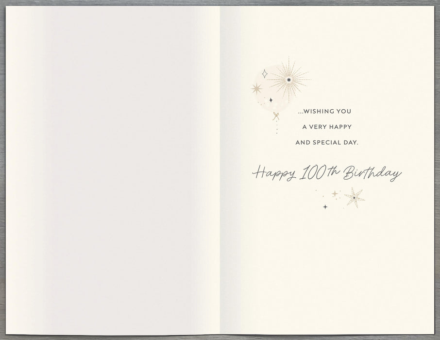 Gibson Birthday Card for 100th, Conv Design