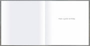 30th Birthday Card - back