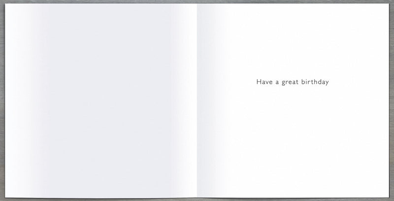 30th Birthday Card - back