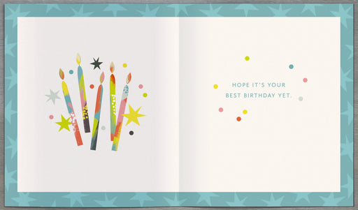 21st Birthday Card - back