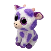 Ty Beanie Boos Regular - Ethel the Cow soft toy - side