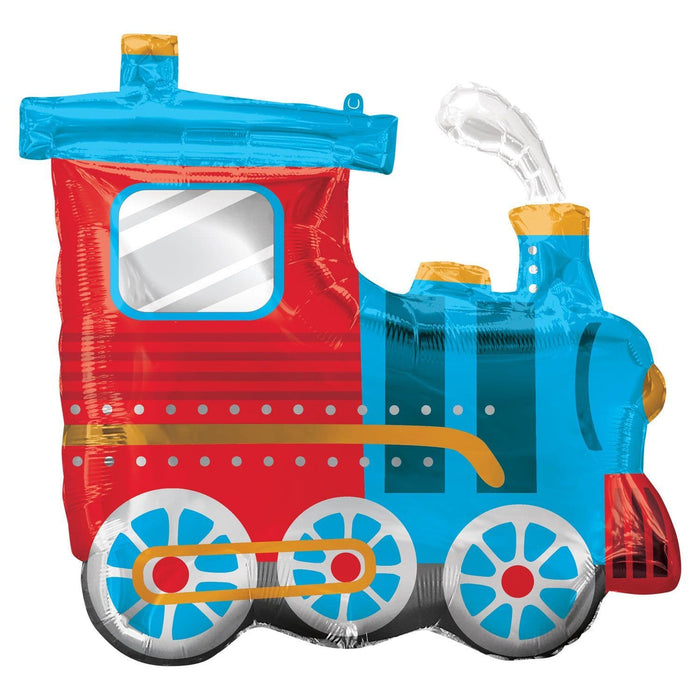 25" Anagram Choo Choo Train SuperShape Foil Balloon