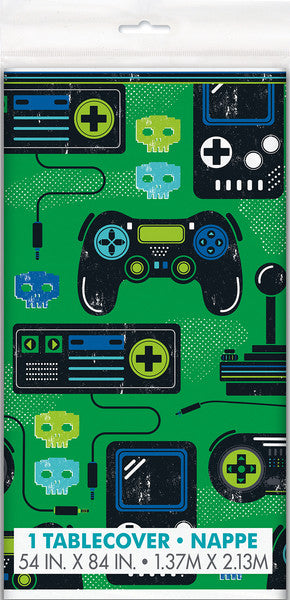 Gamer Birthday Table Cover