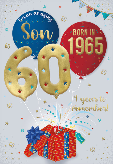 1965 Happy 60th Birthday Son From The Year You Were Born