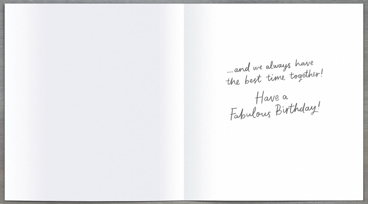 Carlton Birthday Card for Friend, Conv Design