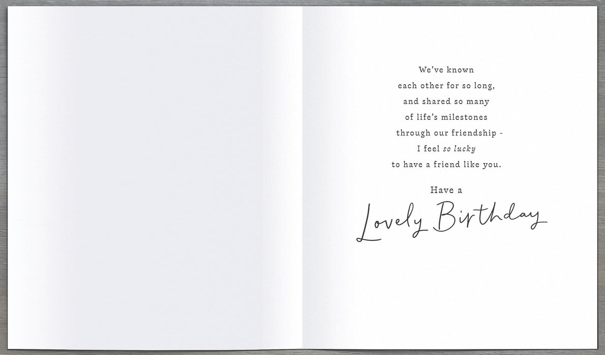 Carlton Birthday Card for Friend, Conv Design