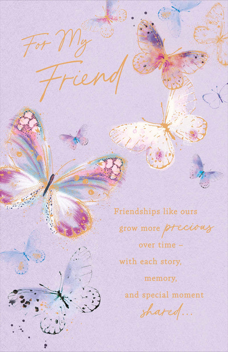 Gibson Birthday Card for Friend, Conv Design