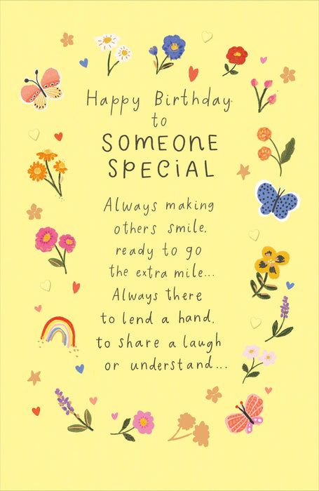 Carlton Birthday Card for Someone, Conv Design