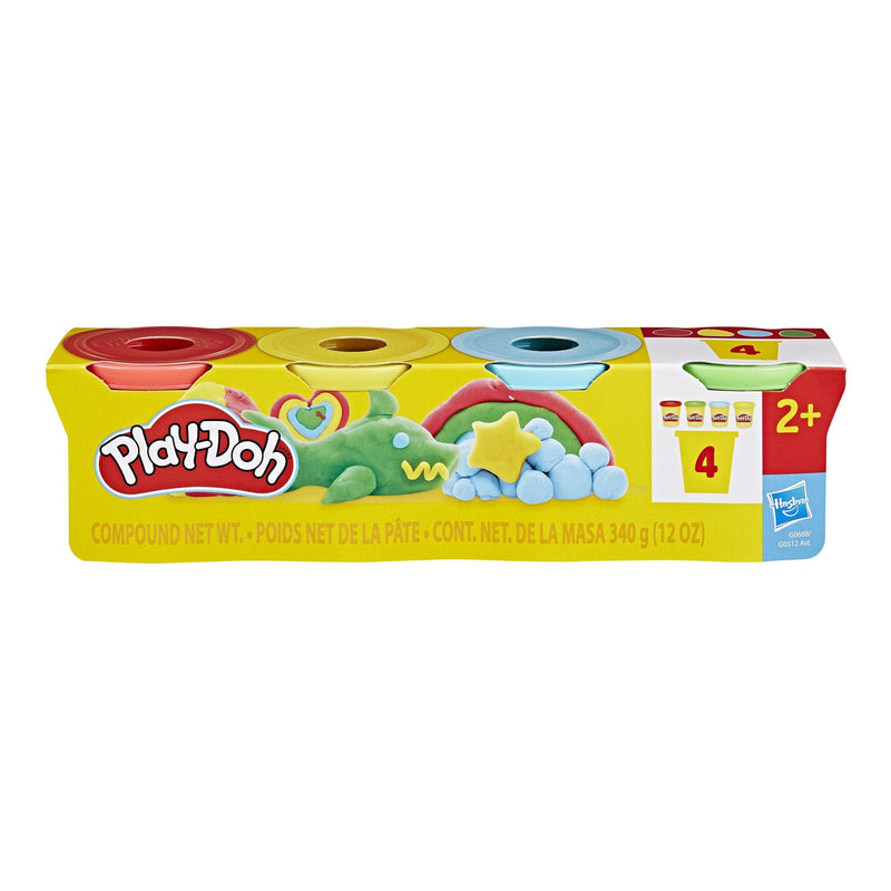 Play-Doh Classic 4 Pack (Assorted Colours)