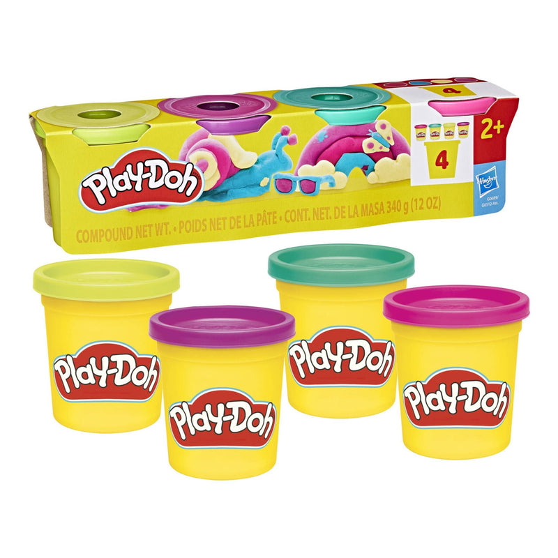 Play-Doh Classic 4 Pack (Assorted Colours)