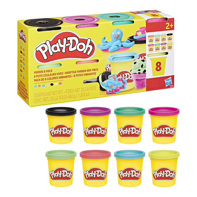 Play-Doh 8 Pack (Assorted Colours)