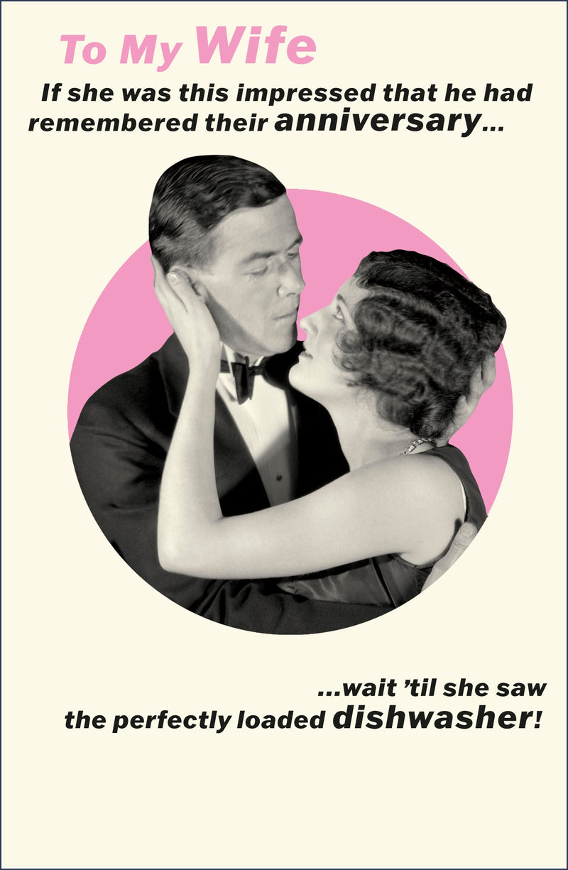 Hanson | Wedding Anniversary Card | Humorous Design | With Envelope