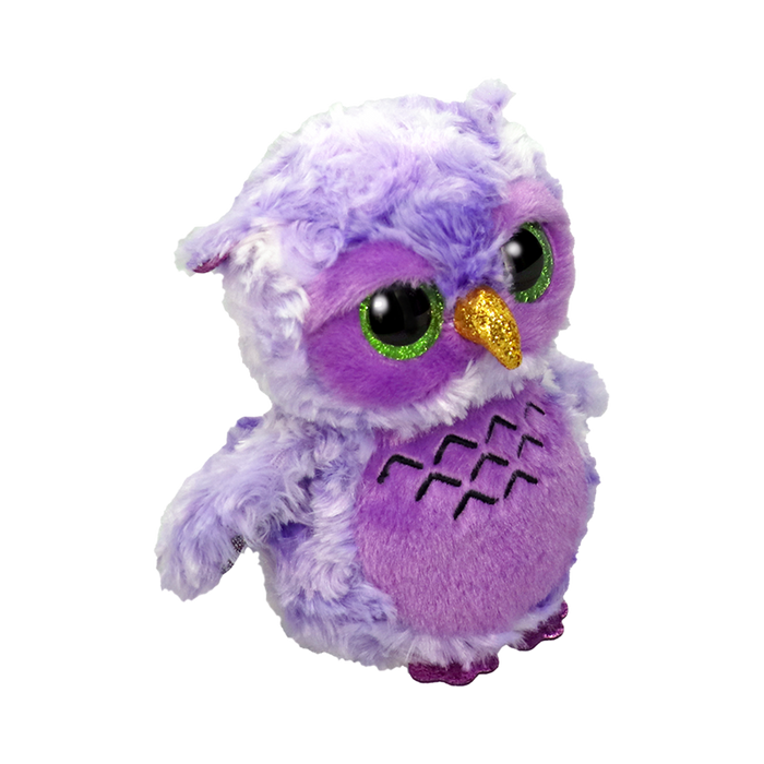 Ty Beanie Boos Regular - Owlivia the Owl soft toy - side