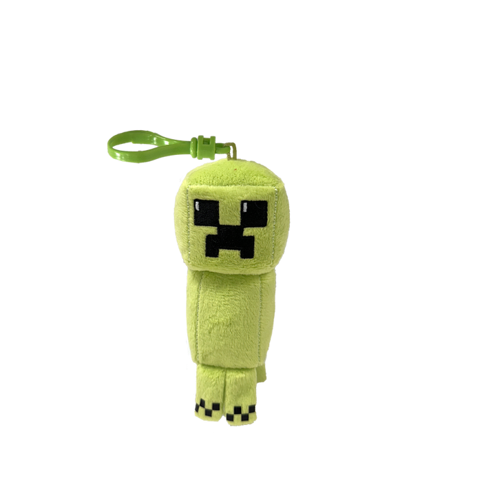 Ty Key Clip - Creeper (Minecraft) soft toy - front