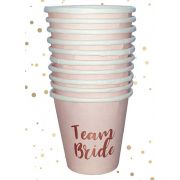 Rose Gold Team Bride Shot Cups (Pack of 10)