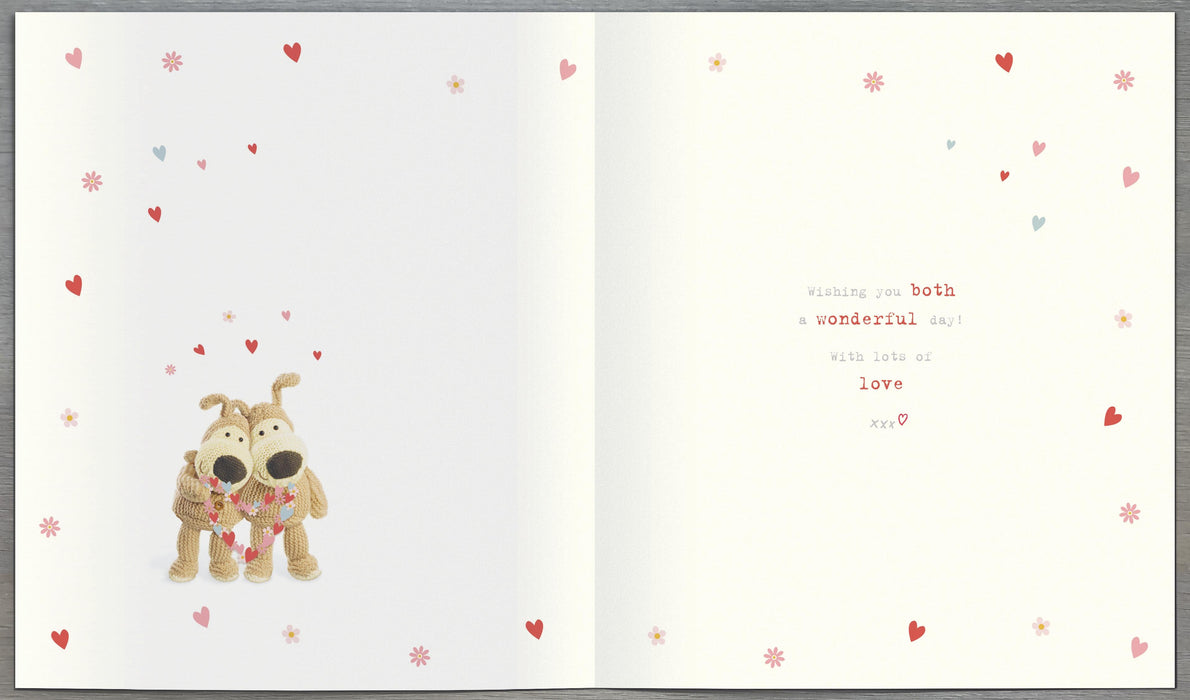 Boofle Anniversary Card for Wedding, Cute Design