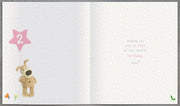 2nd Birthday Card Girl - back