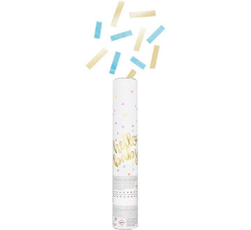 Confetti Cannon Gender Reveal It's A Boy or It's A Girl Hello Baby