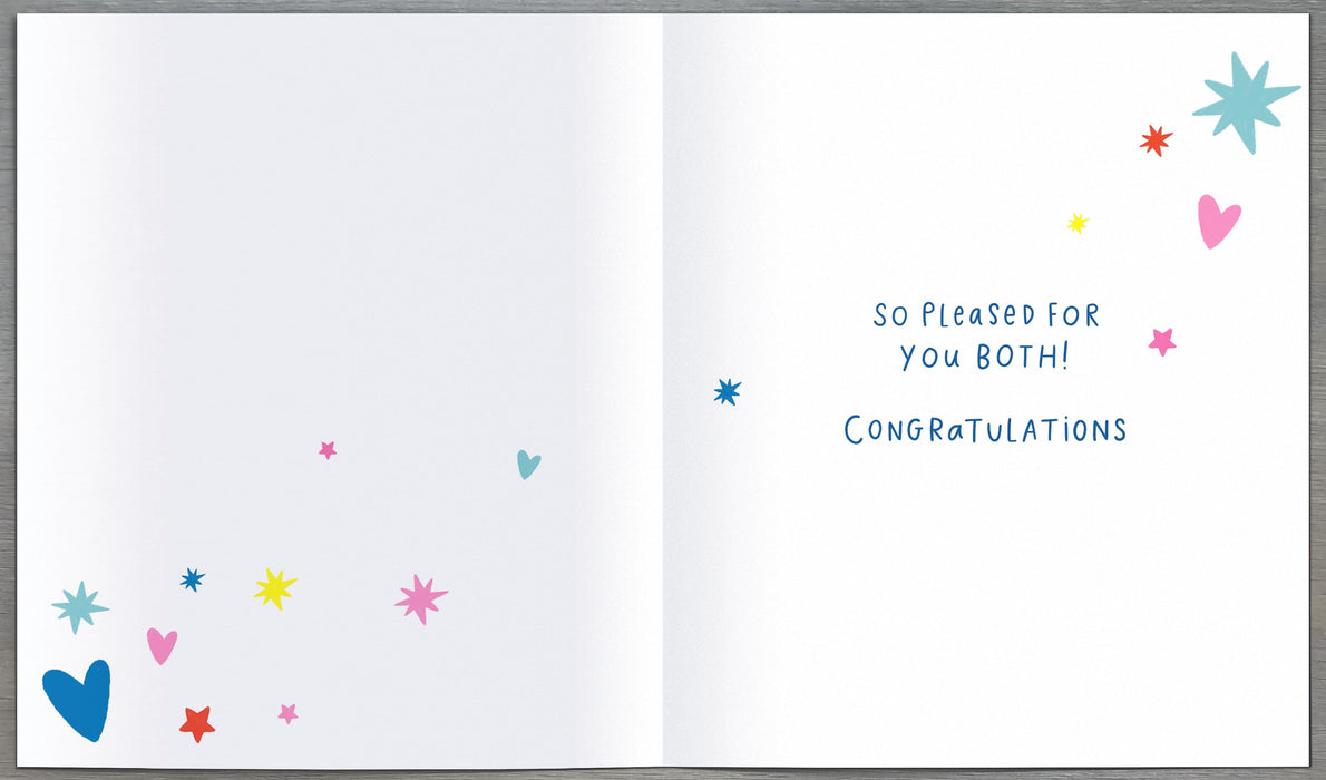 Happy Vibes Engagement Card for Conv, Conv Design