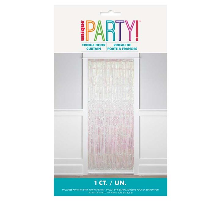 Foil Fringe Door Curtain Back Drop Display Party