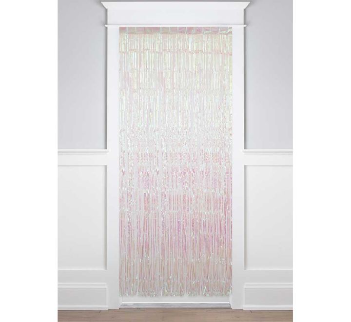 Foil Fringe Door Curtain Back Drop Display Party