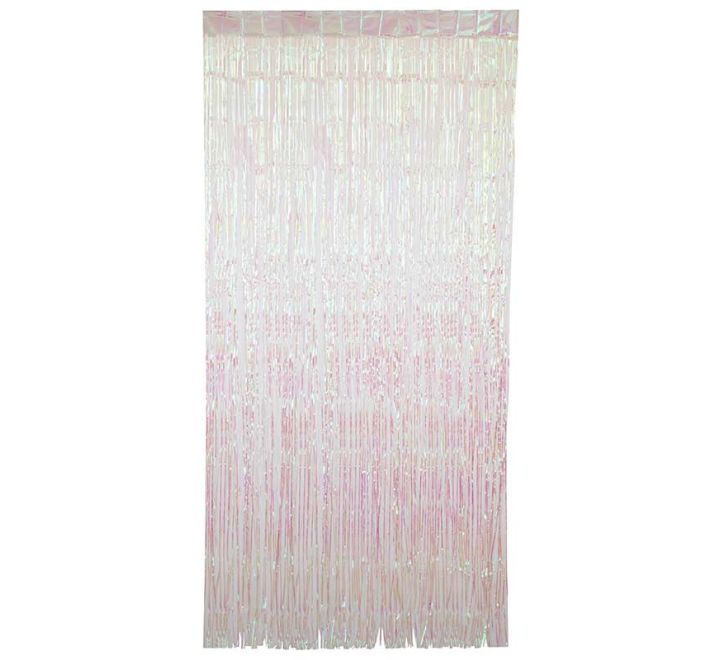 Foil Fringe Door Curtain Back Drop Display Party