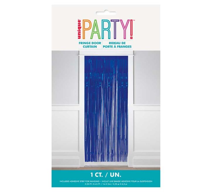 Foil Fringe Door Curtain Back Drop Display Party