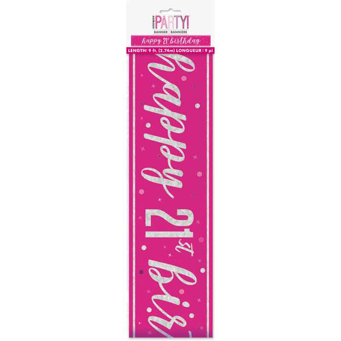 Banner 21st Birthday