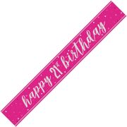 Banner 21st Birthday